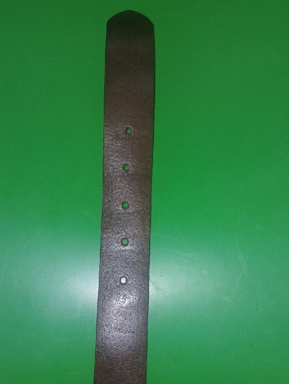 GAP Vintage 90's Brown Leather Belt with Brass-Tone Buckle Medium